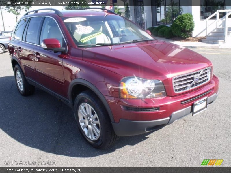 Ruby Red Metallic / Sandstone 2008 Volvo XC90 3.2 AWD