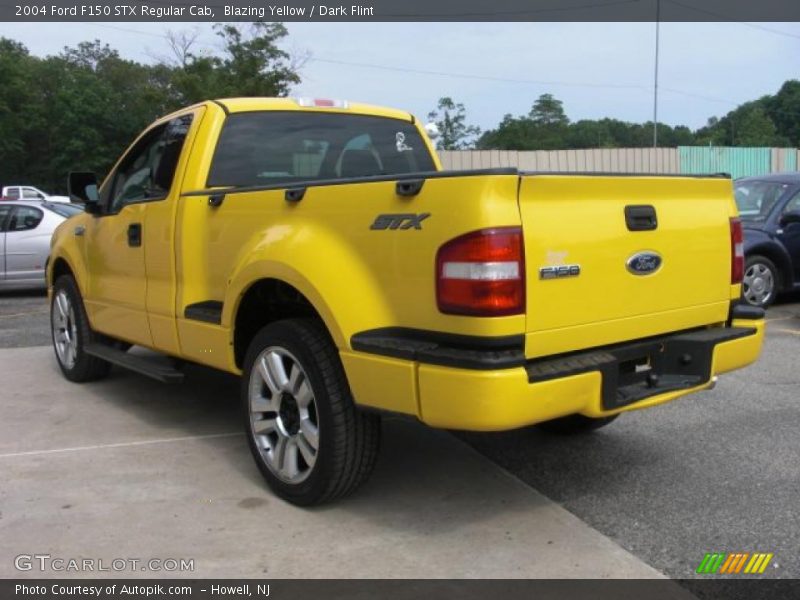 Blazing Yellow / Dark Flint 2004 Ford F150 STX Regular Cab