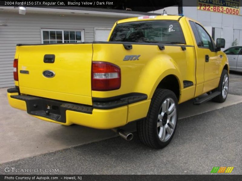 Blazing Yellow / Dark Flint 2004 Ford F150 STX Regular Cab