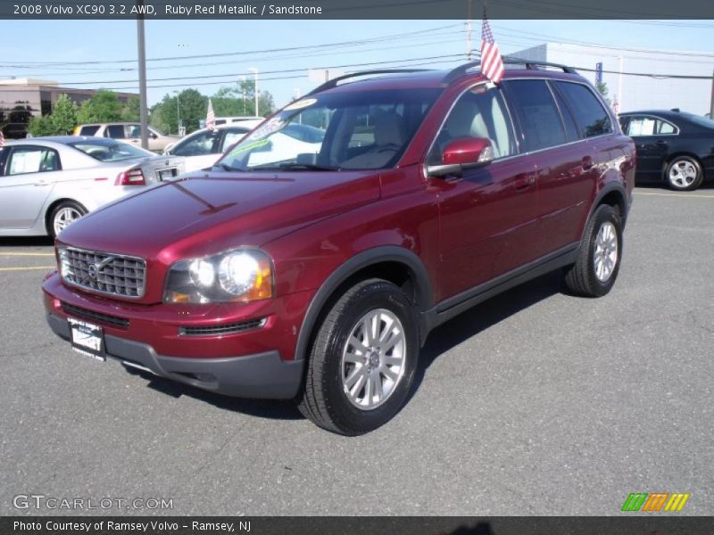 Ruby Red Metallic / Sandstone 2008 Volvo XC90 3.2 AWD