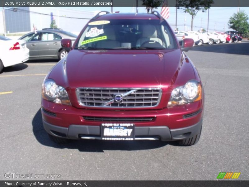 Ruby Red Metallic / Sandstone 2008 Volvo XC90 3.2 AWD