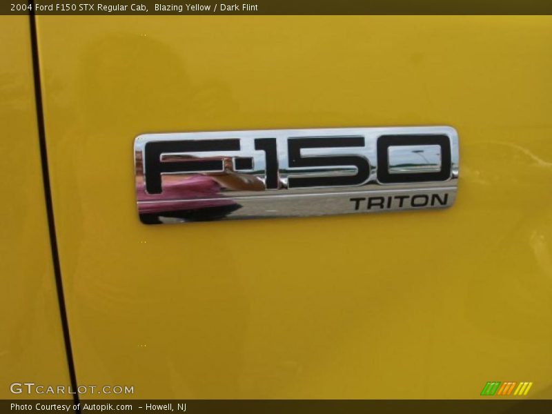 Blazing Yellow / Dark Flint 2004 Ford F150 STX Regular Cab