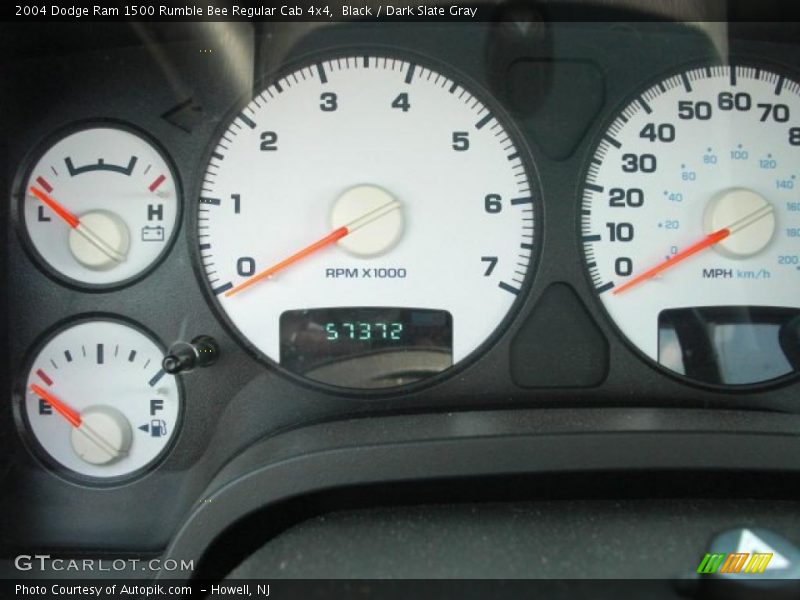 Black / Dark Slate Gray 2004 Dodge Ram 1500 Rumble Bee Regular Cab 4x4