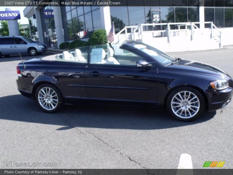 Magic Blue Metallic / Calcite Cream 2007 Volvo C70 T5 Convertible