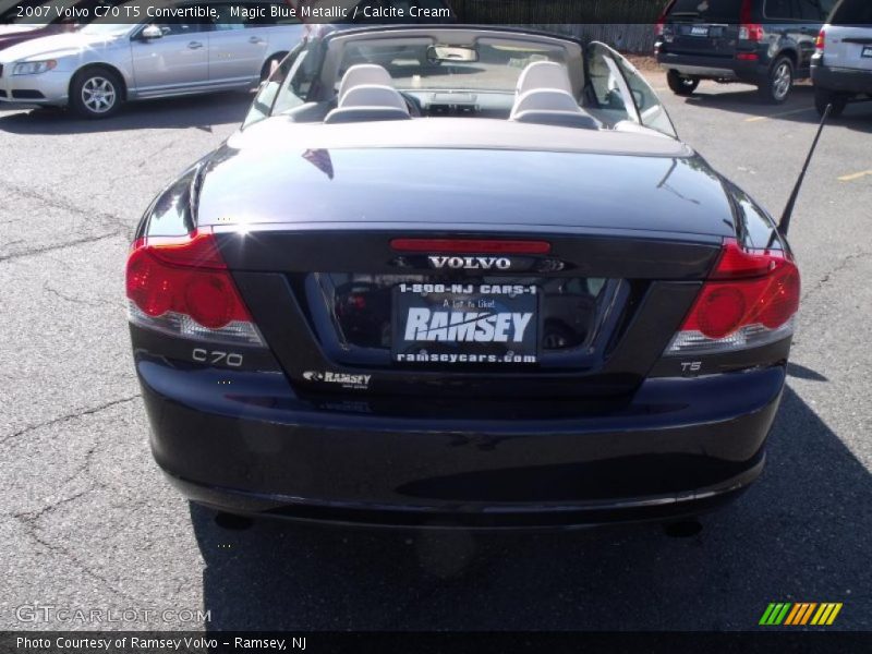 Magic Blue Metallic / Calcite Cream 2007 Volvo C70 T5 Convertible