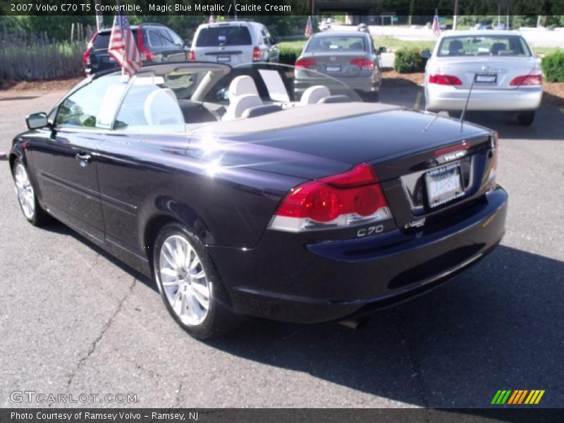 Magic Blue Metallic / Calcite Cream 2007 Volvo C70 T5 Convertible