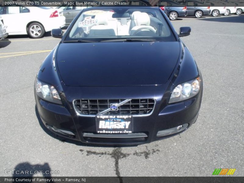 Magic Blue Metallic / Calcite Cream 2007 Volvo C70 T5 Convertible