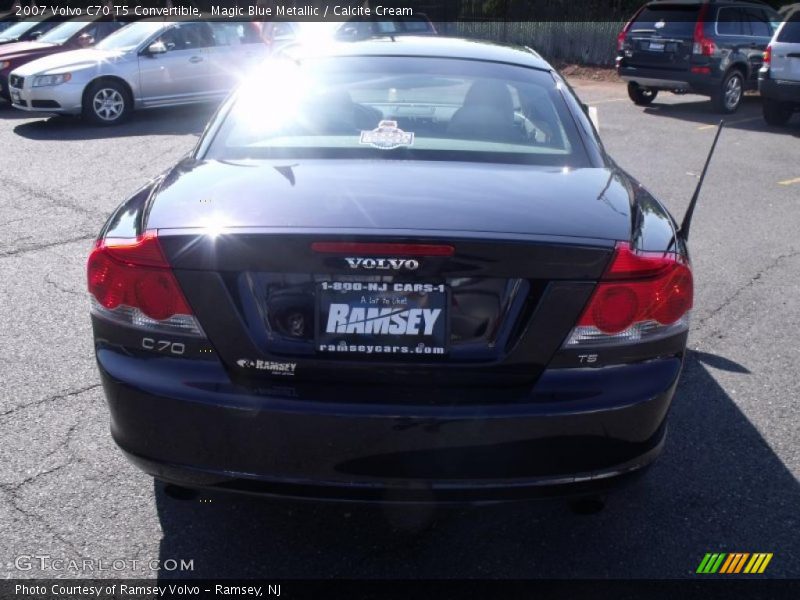 Magic Blue Metallic / Calcite Cream 2007 Volvo C70 T5 Convertible