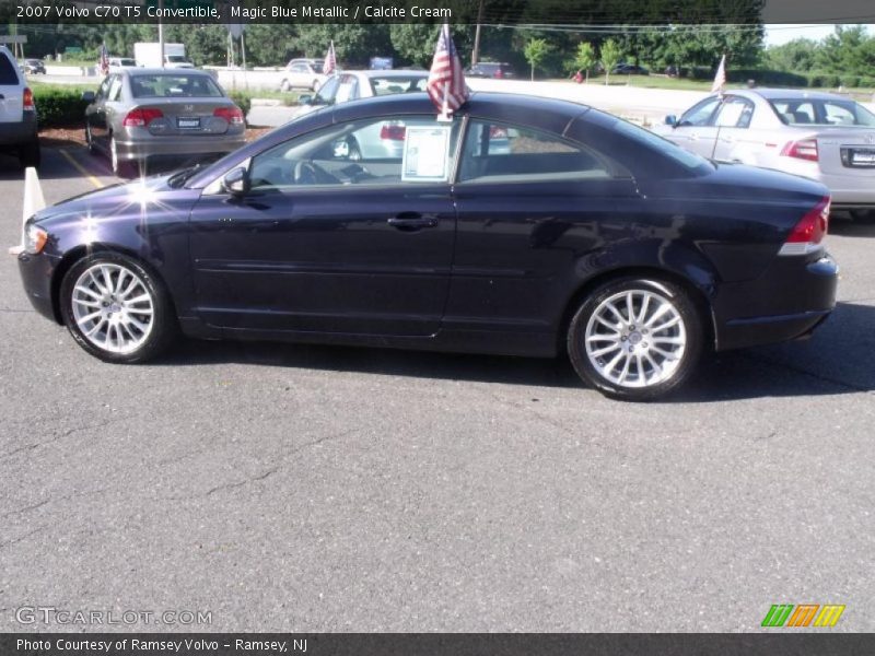 Magic Blue Metallic / Calcite Cream 2007 Volvo C70 T5 Convertible