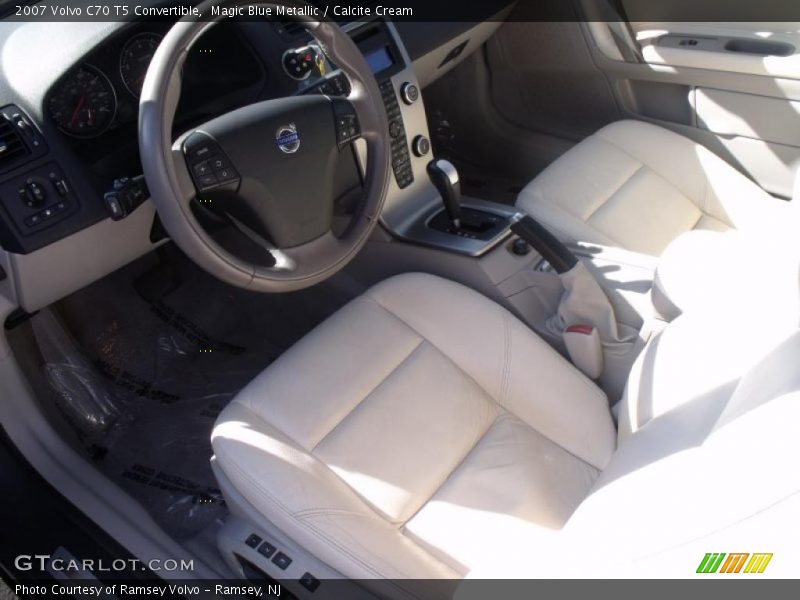 Magic Blue Metallic / Calcite Cream 2007 Volvo C70 T5 Convertible
