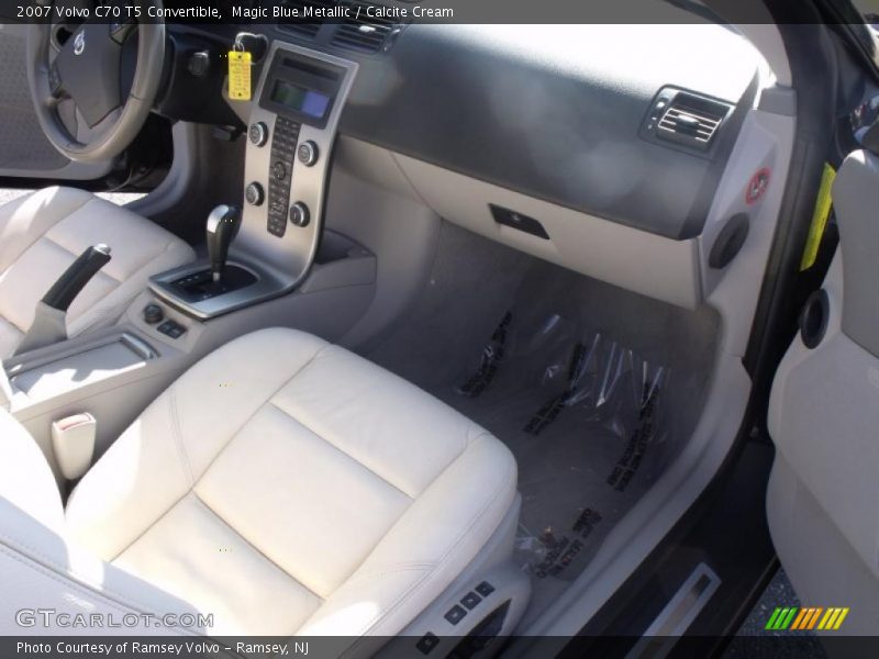Magic Blue Metallic / Calcite Cream 2007 Volvo C70 T5 Convertible