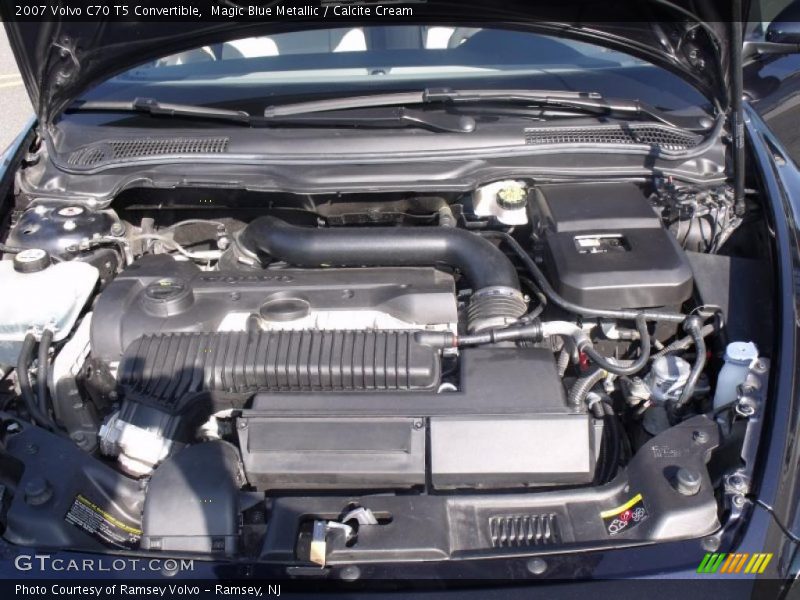 Magic Blue Metallic / Calcite Cream 2007 Volvo C70 T5 Convertible