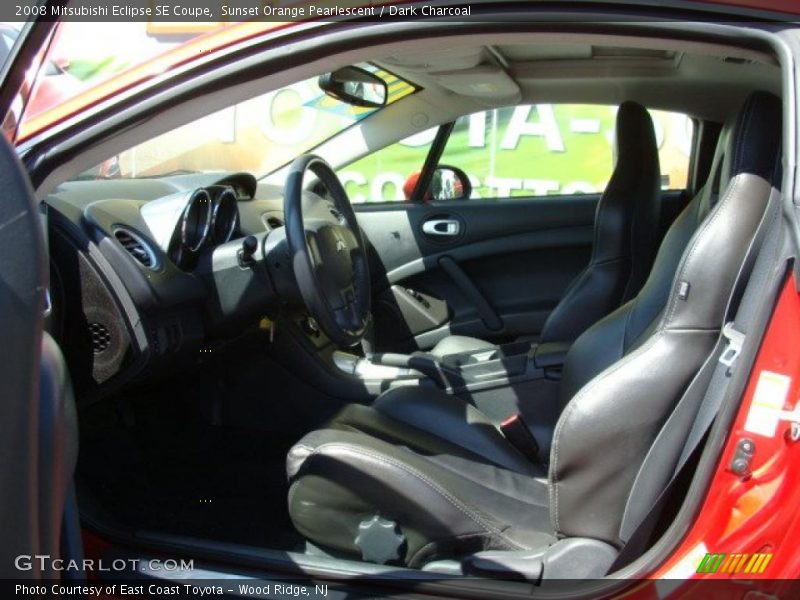 Sunset Orange Pearlescent / Dark Charcoal 2008 Mitsubishi Eclipse SE Coupe