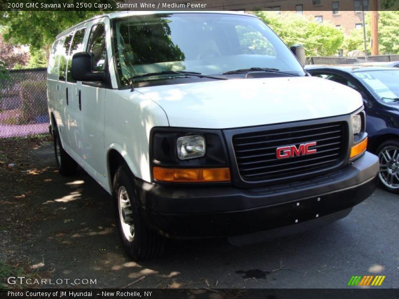 Summit White / Medium Pewter 2008 GMC Savana Van 2500 Cargo