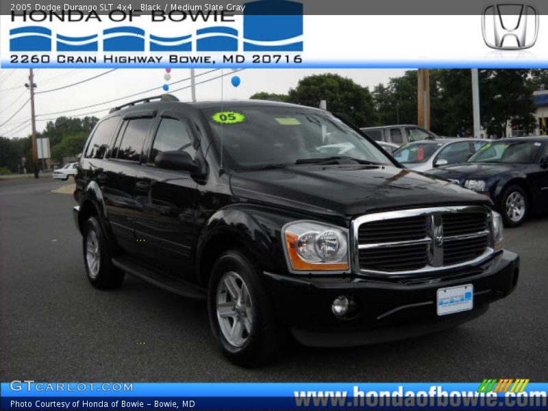 Black / Medium Slate Gray 2005 Dodge Durango SLT 4x4