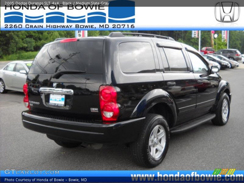 Black / Medium Slate Gray 2005 Dodge Durango SLT 4x4