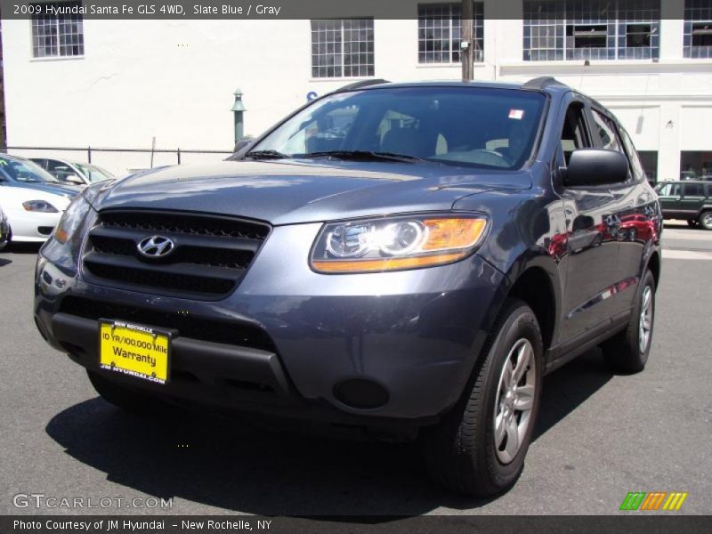 Slate Blue / Gray 2009 Hyundai Santa Fe GLS 4WD