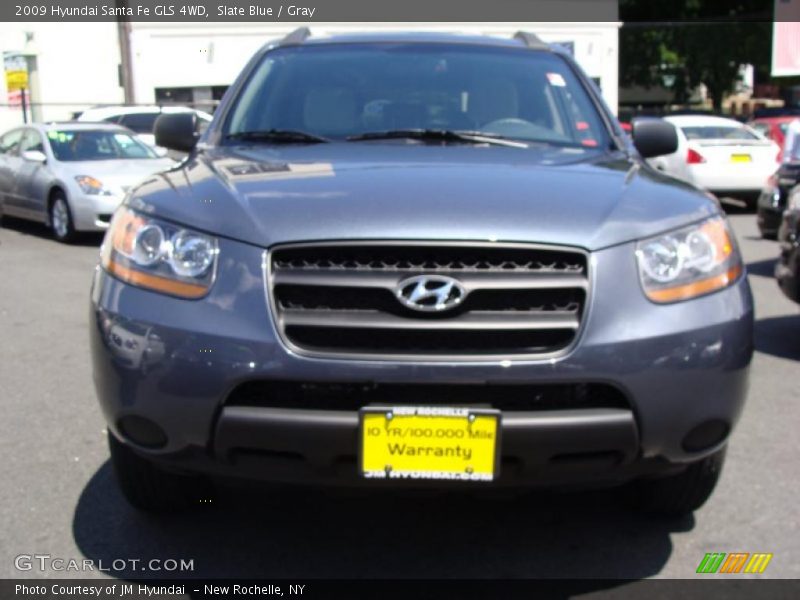 Slate Blue / Gray 2009 Hyundai Santa Fe GLS 4WD