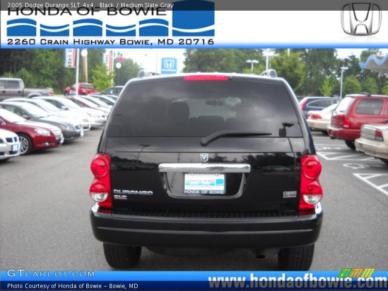 Black / Medium Slate Gray 2005 Dodge Durango SLT 4x4