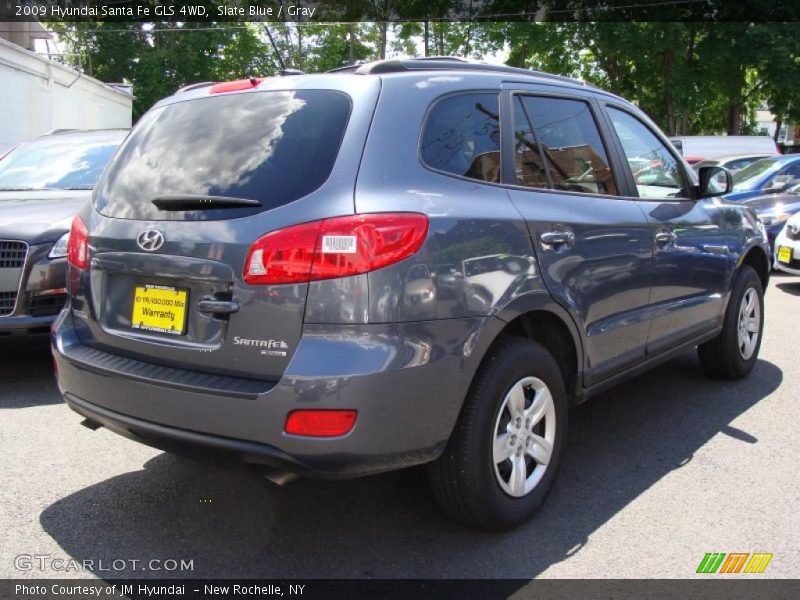 Slate Blue / Gray 2009 Hyundai Santa Fe GLS 4WD