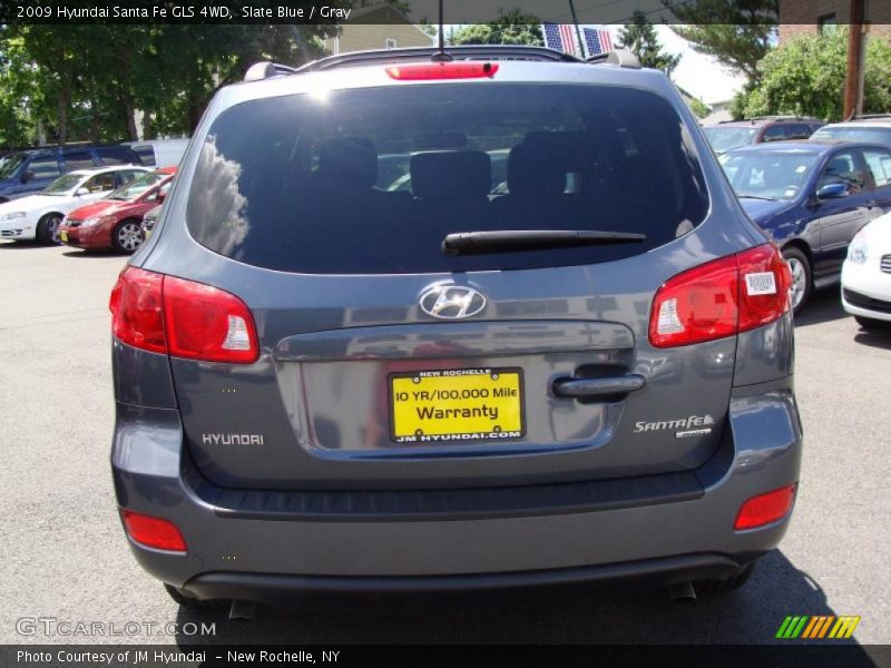 Slate Blue / Gray 2009 Hyundai Santa Fe GLS 4WD