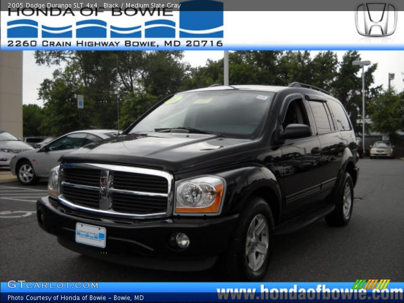 Black / Medium Slate Gray 2005 Dodge Durango SLT 4x4