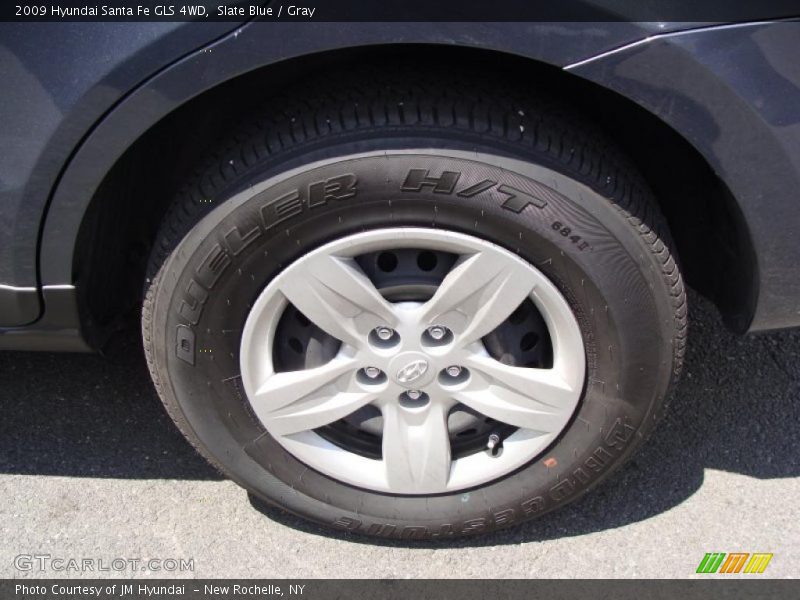 Slate Blue / Gray 2009 Hyundai Santa Fe GLS 4WD