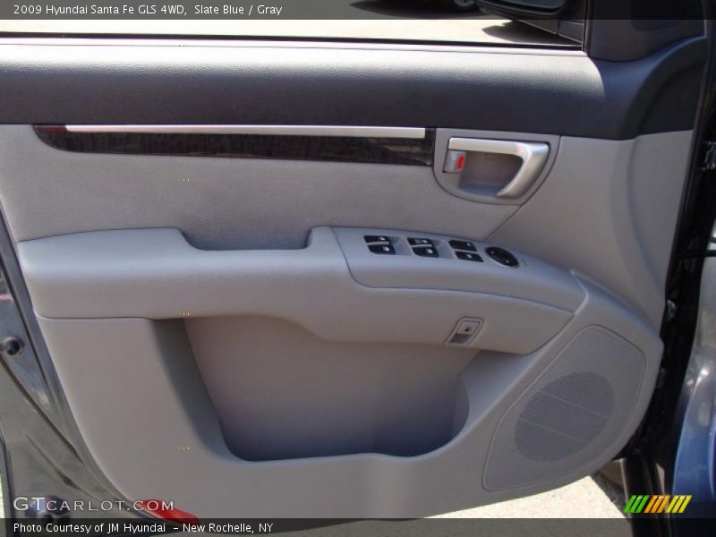 Slate Blue / Gray 2009 Hyundai Santa Fe GLS 4WD