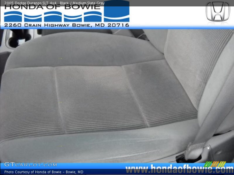 Black / Medium Slate Gray 2005 Dodge Durango SLT 4x4