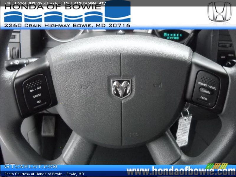 Black / Medium Slate Gray 2005 Dodge Durango SLT 4x4