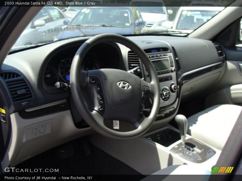 Slate Blue / Gray 2009 Hyundai Santa Fe GLS 4WD