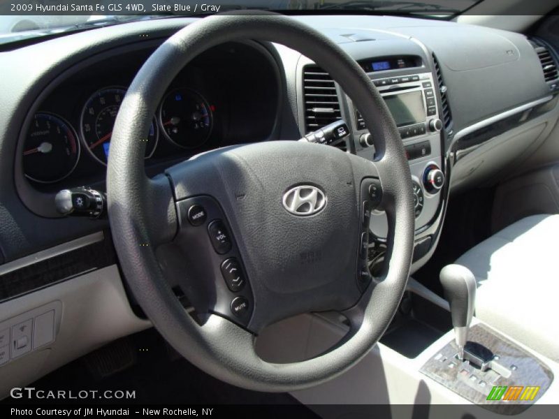 Slate Blue / Gray 2009 Hyundai Santa Fe GLS 4WD