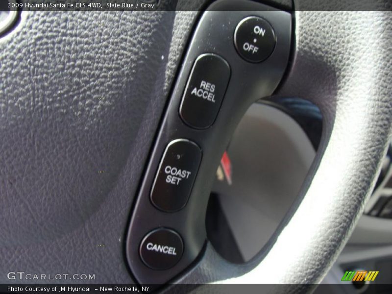 Slate Blue / Gray 2009 Hyundai Santa Fe GLS 4WD