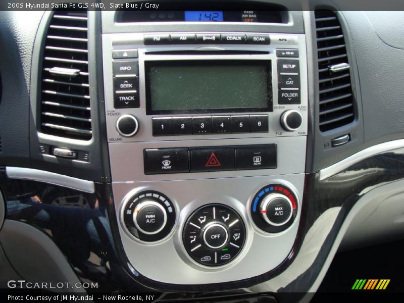 Slate Blue / Gray 2009 Hyundai Santa Fe GLS 4WD