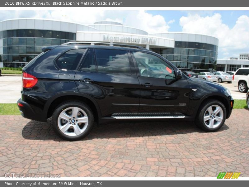 Black Sapphire Metallic / Saddle Brown 2010 BMW X5 xDrive30i