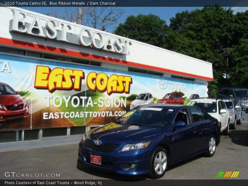 Blue Ribbon Metallic / Dark Charcoal 2010 Toyota Camry SE