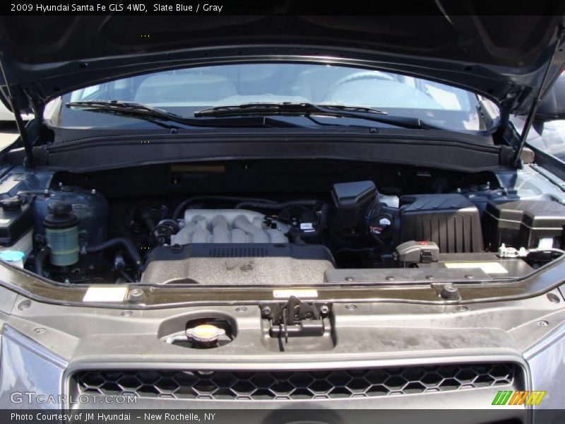 Slate Blue / Gray 2009 Hyundai Santa Fe GLS 4WD