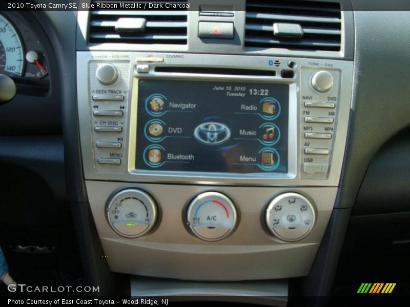 Blue Ribbon Metallic / Dark Charcoal 2010 Toyota Camry SE