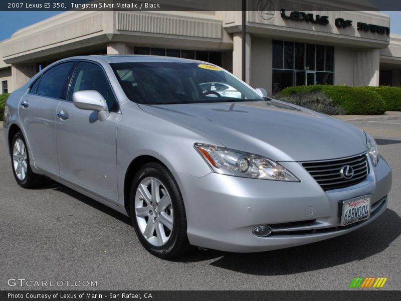 Tungsten Silver Metallic / Black 2007 Lexus ES 350