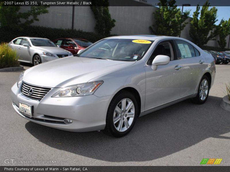 Tungsten Silver Metallic / Black 2007 Lexus ES 350