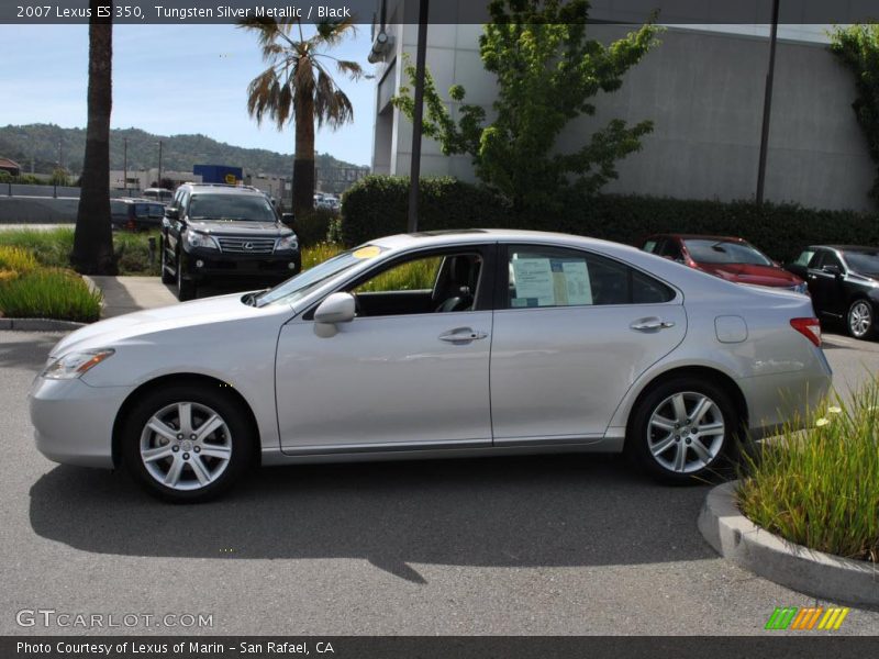 Tungsten Silver Metallic / Black 2007 Lexus ES 350