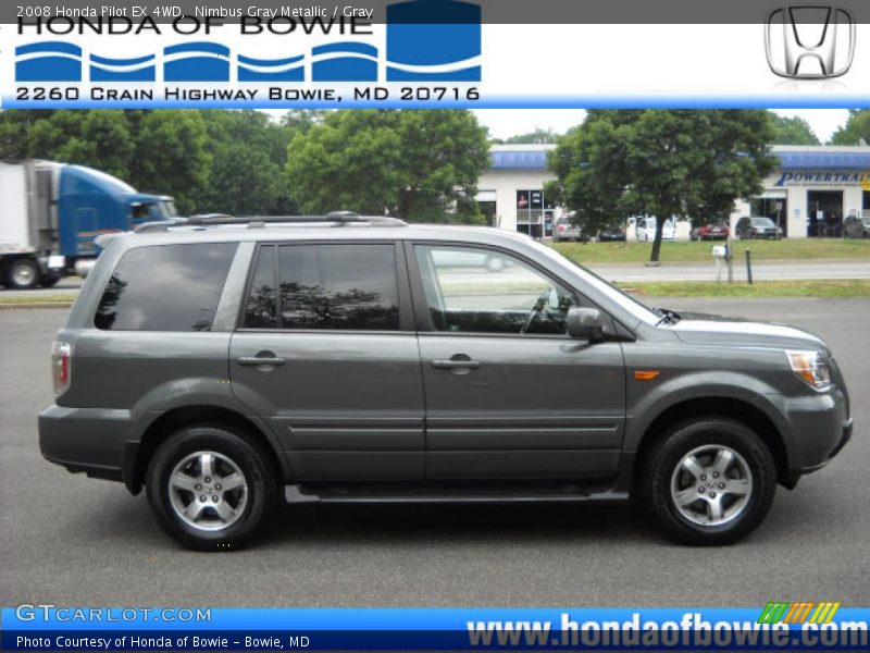 Nimbus Gray Metallic / Gray 2008 Honda Pilot EX 4WD