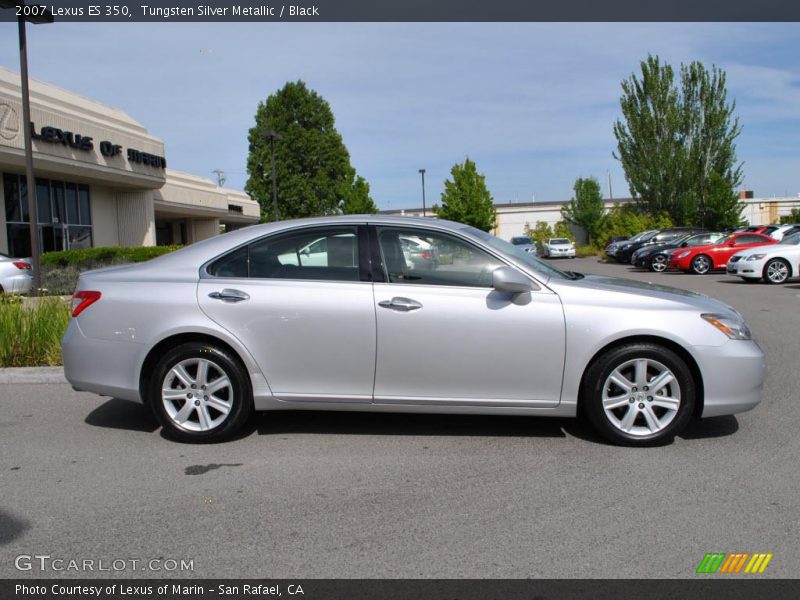 Tungsten Silver Metallic / Black 2007 Lexus ES 350