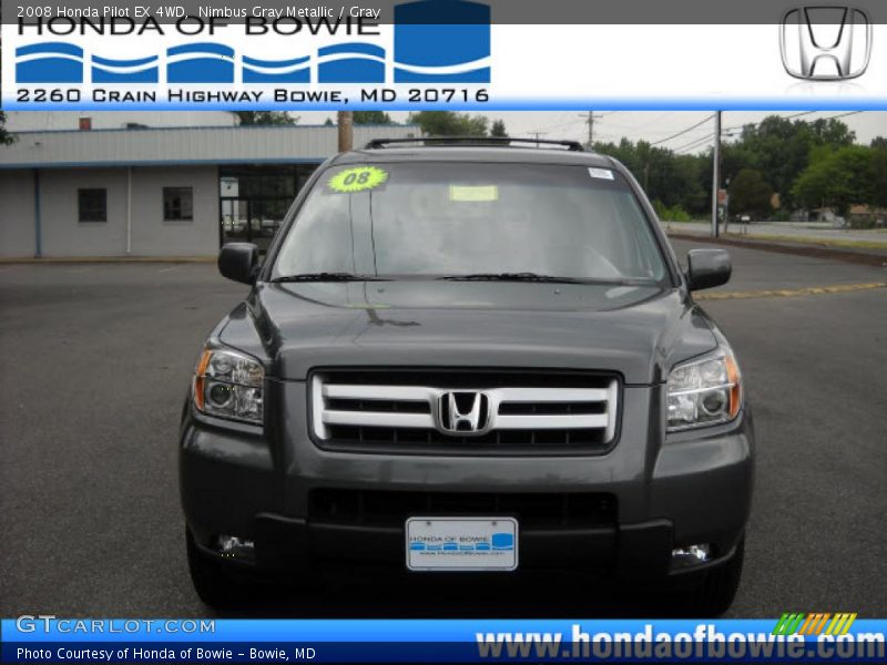 Nimbus Gray Metallic / Gray 2008 Honda Pilot EX 4WD