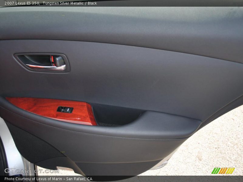 Tungsten Silver Metallic / Black 2007 Lexus ES 350