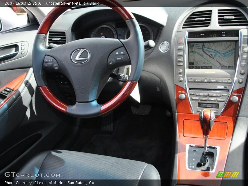 Tungsten Silver Metallic / Black 2007 Lexus ES 350