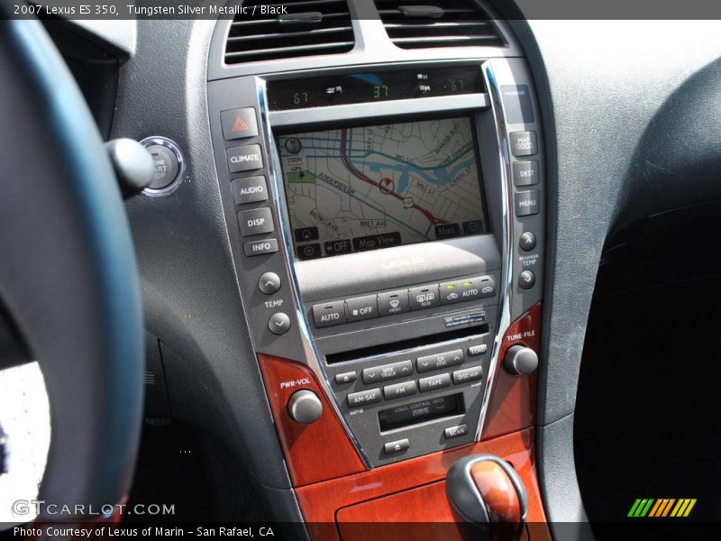 Tungsten Silver Metallic / Black 2007 Lexus ES 350