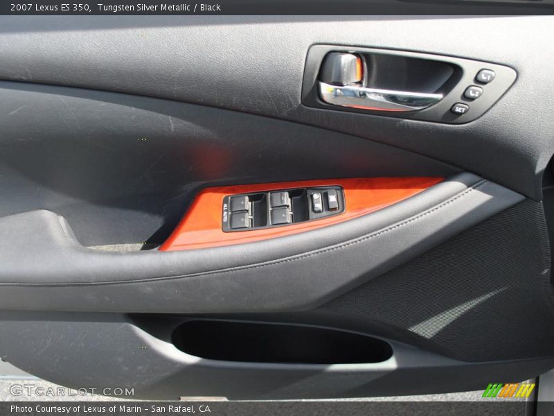 Tungsten Silver Metallic / Black 2007 Lexus ES 350