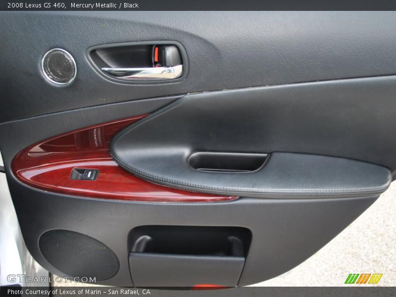 Mercury Metallic / Black 2008 Lexus GS 460