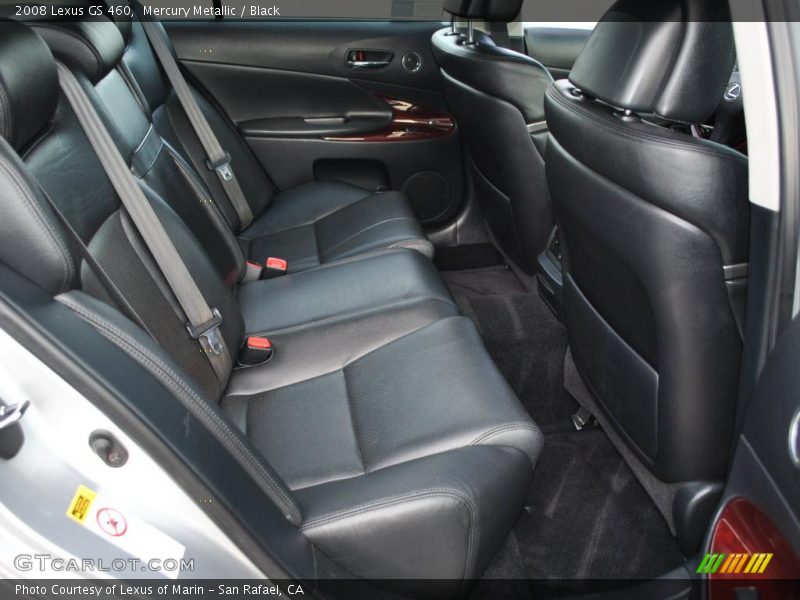 Mercury Metallic / Black 2008 Lexus GS 460